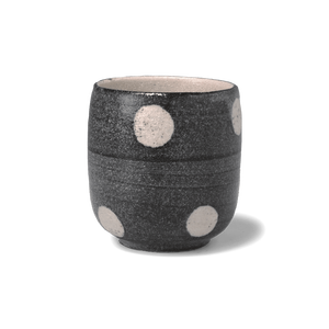 水玉 湯のみ 大