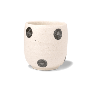 水玉 湯のみ 大