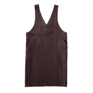 ナイル(ボルドー) Vネックプルオーバーエプロン