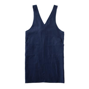 ナイル(インディゴ) Vネックプルオーバーエプロン